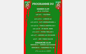 PROGRAMME WE 21/09