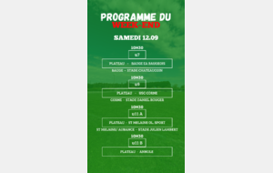 PROGRAMME U7 - U9 - U11