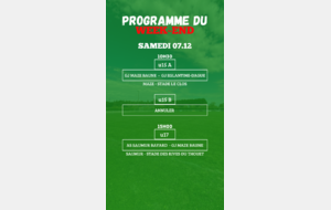 PROGRAMME U15 - U17