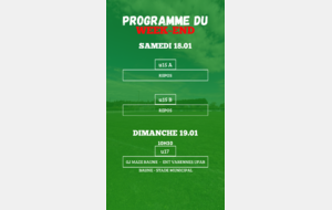 PROGRAMME U15 - U17