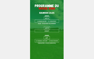 PROGRAMME U15 - U17