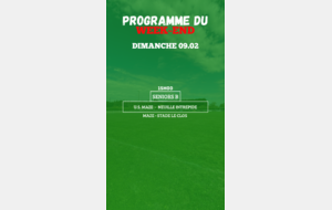 PROGRAMME DU WEEK-END 