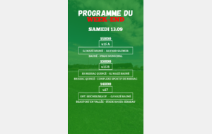PROGRAMME U15 - U17
