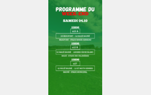 PROGRAMME U15-U17
