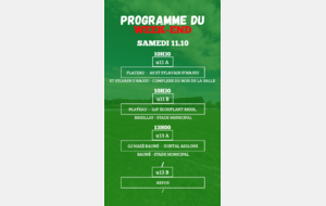 PROGRAMME U11-U13