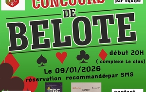 CONCOURS DE BELOTE