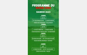 PROGRAMME U15 - U17