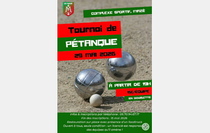 CONCOURS DE PETANQUE