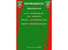 PROGRAMME 29/09