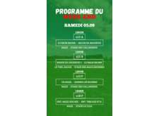 PROGRAMME U15 - U15F - U18F