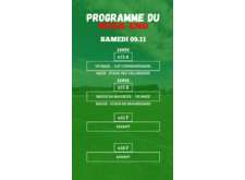 PROGRAMME U13 - U15F - U18F