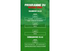 PROGRAMME U13 - U15F - U18F