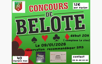 CONCOURS DE BELOTE