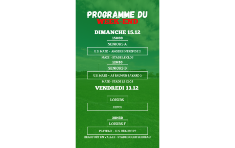 PROGRAMME SENIORS - LOISIRS - LOISIRS F