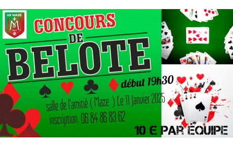 CONCOURS DE BELOTE