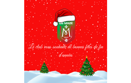 BONNES FÊTES DE FIN D’ANNÉE 