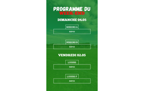 PROGRAMME SENIORS - LOISIRS - LOISIRS F