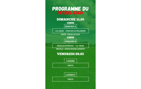 PROGRAMME SENIORS - LOISIRS - LOISIRS F