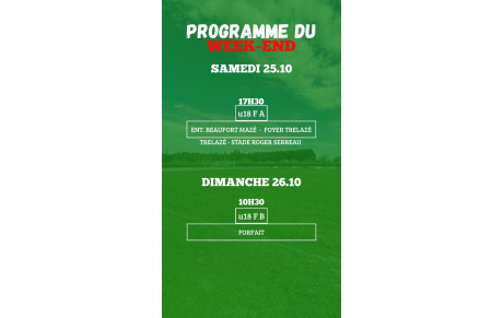 PROGRAMME U18F