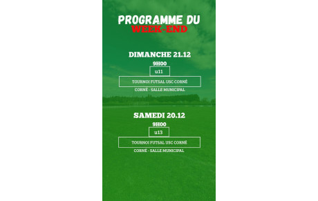 PROGRAMME U11 - U13